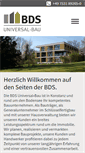 Mobile Screenshot of bds-universal-bau.de